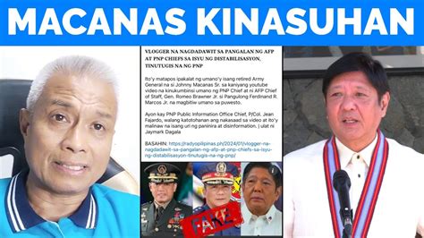 general macanas|Political observers: Former BGen. Macanas should .